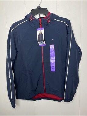 Tommy Hilfiger Navy Rain Jacket